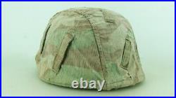Ww2 German Helmet Camo Cover, Splinter Pattern, Size 64-66, Reversible To White