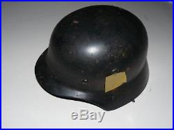 Ww2 German Helmet With Liner & Chinstrap