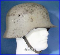 Ww2 German M40 Kreigsmarine Helmet Shipboard Gray Camo