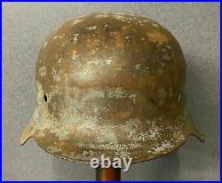 Ww2 German M42 Steel Helmet Et Shell. Good Original Ideal For Restoration