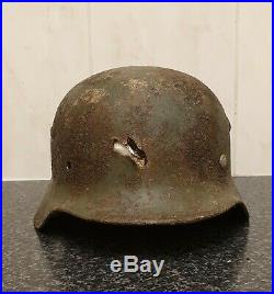 Ww2 German Relic Helmet with battle damage