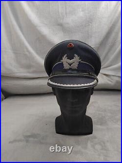 Ww2 German (luftwaffe) Air Force Pilot Dress Uniform Cap Issued 1957