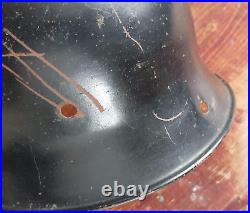 Ww2! M34 German CIVIL Police Forces Or Firefighters Helmet Stahlhelm With Decals