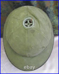 Ww2 Original German Wehrmacht Dak Tropical Pit Helmet