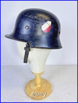 Ww2 Wwii Era German CIVIL Police Helmet