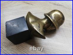 Ww2 Wwii German Soldier Helmet Bronze Sculpture Statue Bust Figure Paperweight