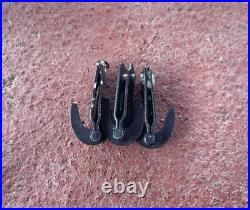 Ww2 Wwii Original German Elite Ss Camo Helmet Cloth Cover Rocker Clips