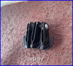 Ww2 Wwii Original German Elite Ss Camo Helmet Cloth Cover Rocker Clips