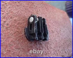 Ww2 Wwii Original German Elite Ss Camo Helmet Cloth Cover Rocker Clips