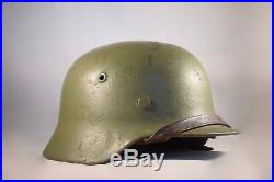 Ww2 german helmet m40 luftwaffe camo field division wwii felddivision 1941 et64