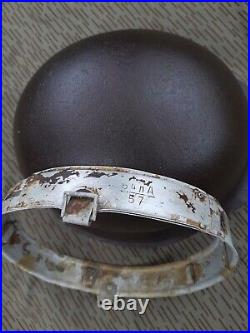 Ww2 m42 german helmet and liner band