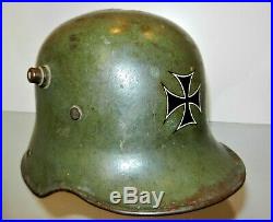Wwii German Authentic/ Original G62 Nazi Helmet, Luftwaffe Style