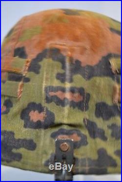 Wwii German Elite Late War Pattern Camo Cloth Helmet Cover Summer / Fall