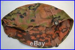 Wwii German Elite Late War Pattern Camo Cloth Helmet Cover Summer / Fall