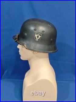 Wwii German Fire Police Helmet