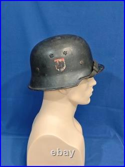 Wwii German Fire Police Helmet