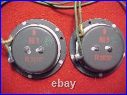 Wwii German Luftwaffe Flight Helmet Avionics Pair Of Earphone Inserts 1st Pair Wwii German Luftwaffe Flight Helmet Avionics Pair Of Earphone Inserts 1st Pair
