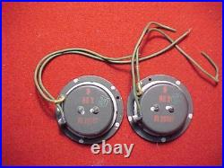 Wwii German Luftwaffe Flight Helmet Avionics Pair Of Earphone Inserts 1st Pair
