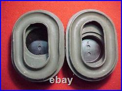 Wwii German Luftwaffe Flight Helmet Avionics Pair Of Rubber Earphone Inserts