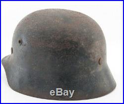 Wwii German M42 Helmet Marked N172 Size 62