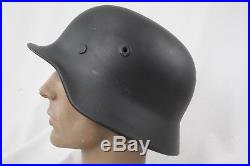 Wwii German Model 40 No Decal Helmet Shell Size 64