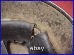 Wwii German Rolled Edge Combat Helmet All Original & Uncleaned Estate Item