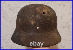 Wwii German Soldier Helmet Original Rare Ww2 Collection Item