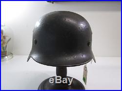 Wwii German Steel Helmet Model 1940 With Original Liner Great Condition #l262