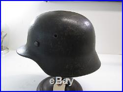 Wwii German Steel Helmet Model 1940 With Original Liner Great Condition #l262