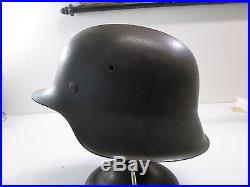 Wwii German Steel Helmet Model 1942 With Original Liner Great Condition #l261