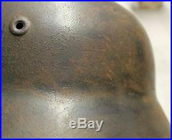 Wwii German Wehrmacht M40 Heer Camouflage Combat Helmet Bring Back Relic