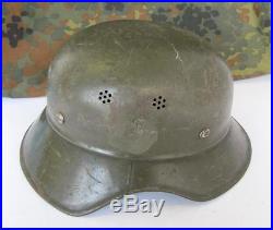 Wwii Original German Luftshultz Gladiator Helmet Marked